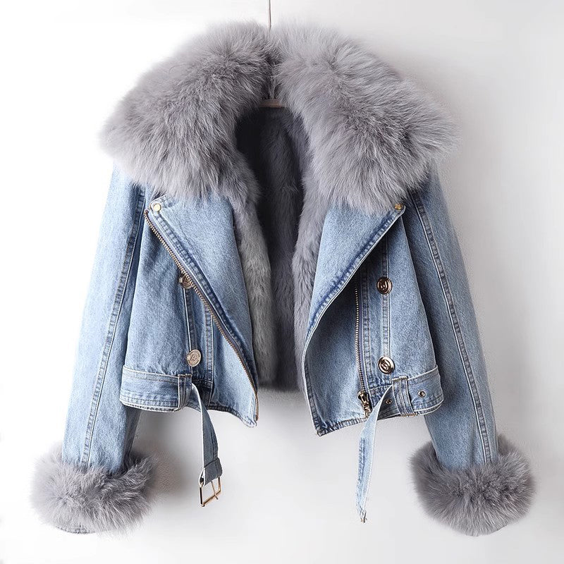 Mila Luxurious Denim Coat