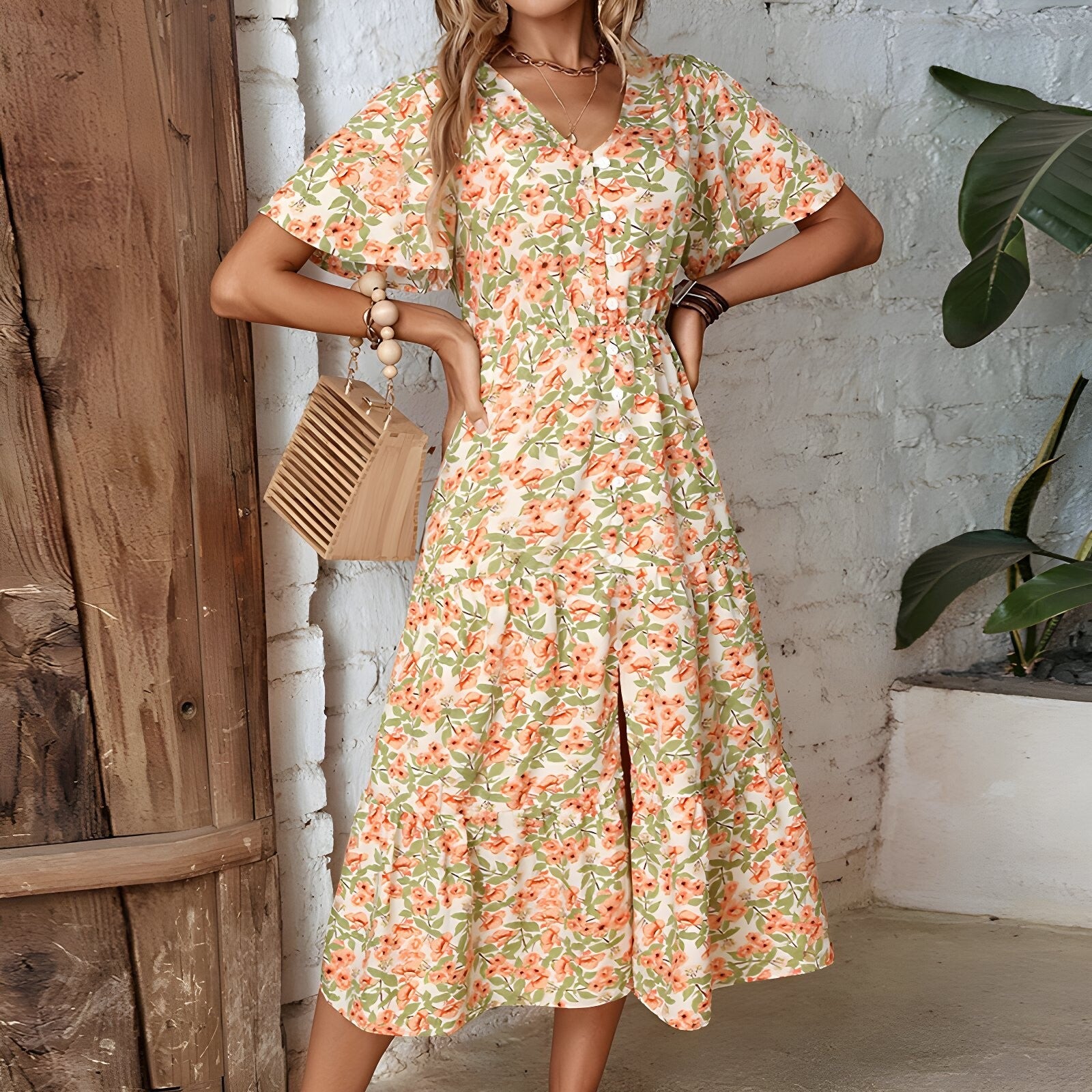 Floral Midi Dress