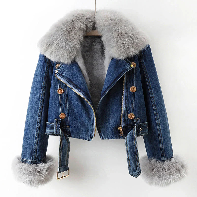 Mila Luxurious Denim Coat