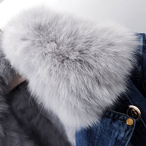 Mila Luxurious Denim Coat