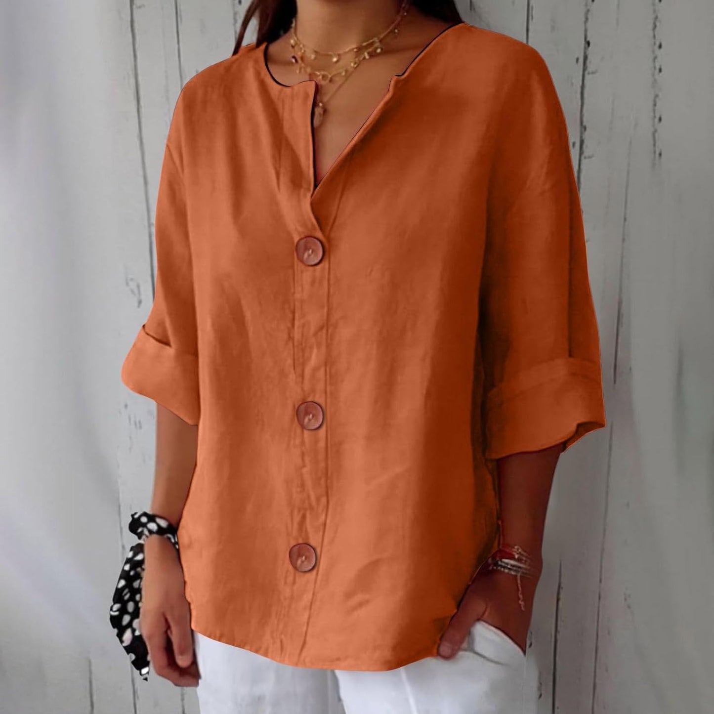 Nola Flattering Cotton-Linen Shirt