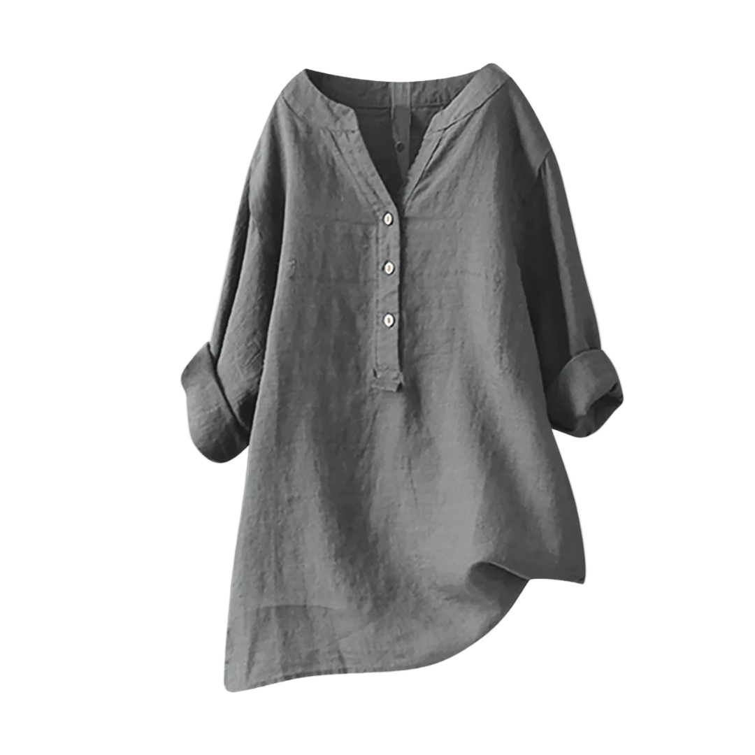 Soraya Relaxed Button Tunic