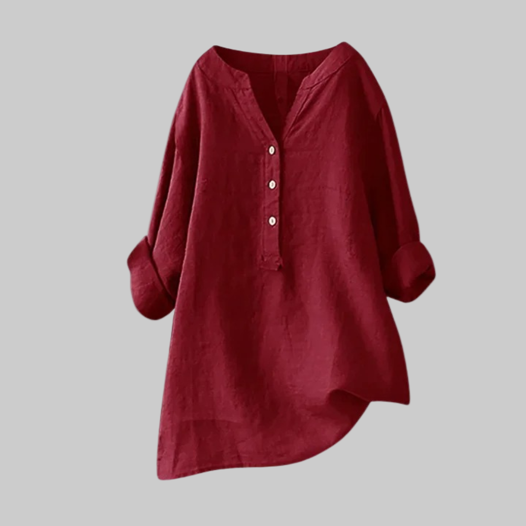 Soraya Relaxed Button Tunic