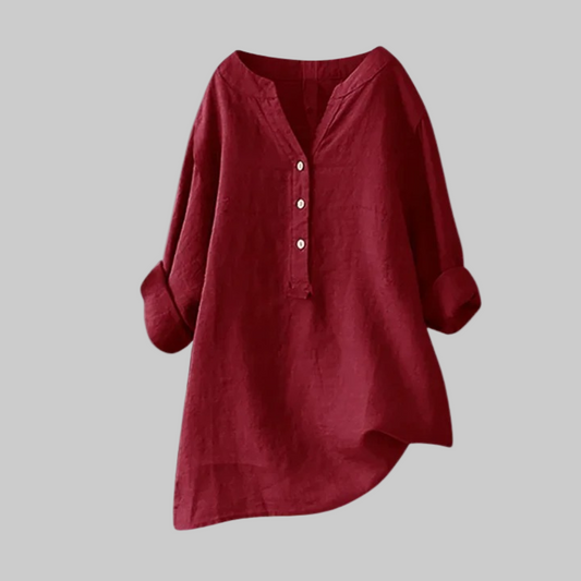 Soraya Relaxed Button Tunic