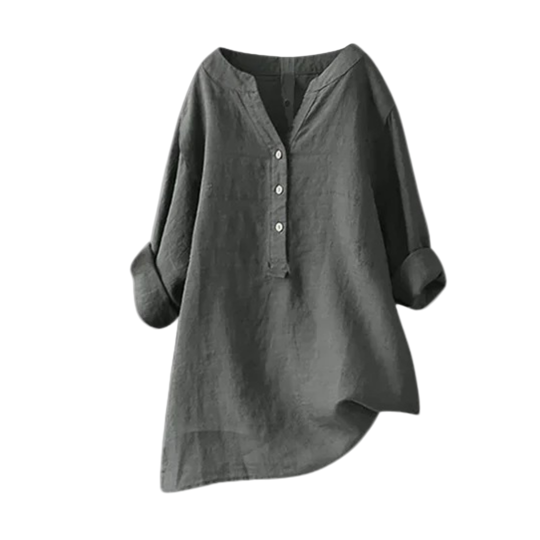 Soraya Relaxed Button Tunic