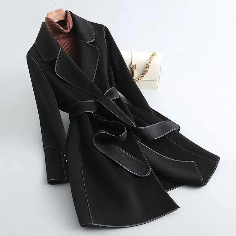 Martha Belted Wrap Coat