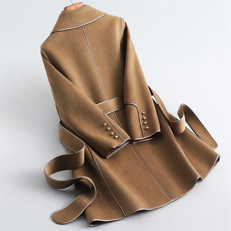 Martha Belted Wrap Coat