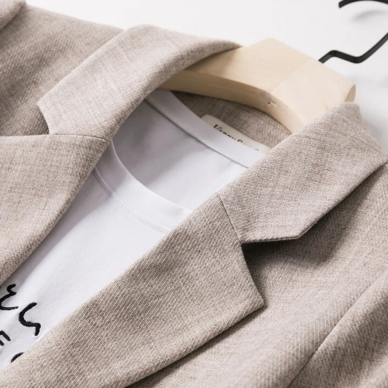 Anna Rolled Sleeve Blazer
