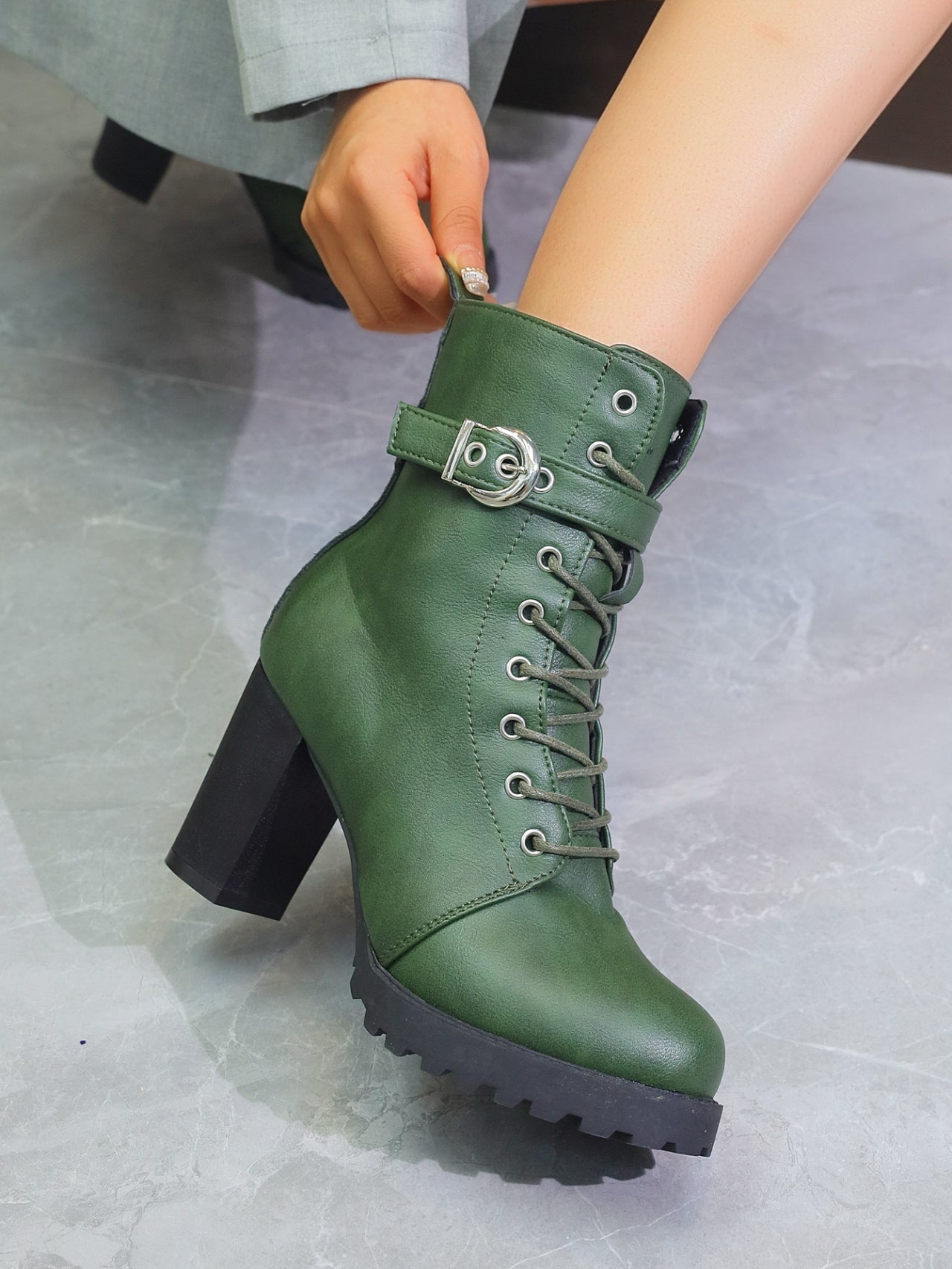 City Vegan Leather Platform Boot