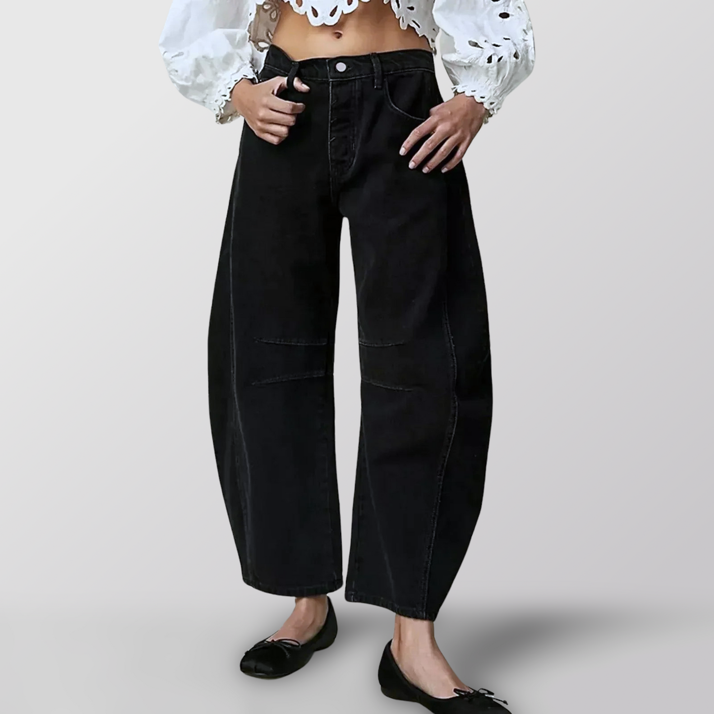 Sia '90s Washed Wide-Leg Jeans