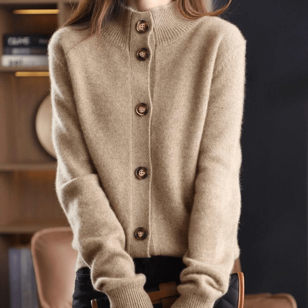 Liora Luxurious Cashmere Knit Cardigan