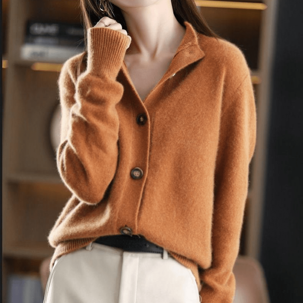 Liora Luxurious Cashmere Knit Cardigan