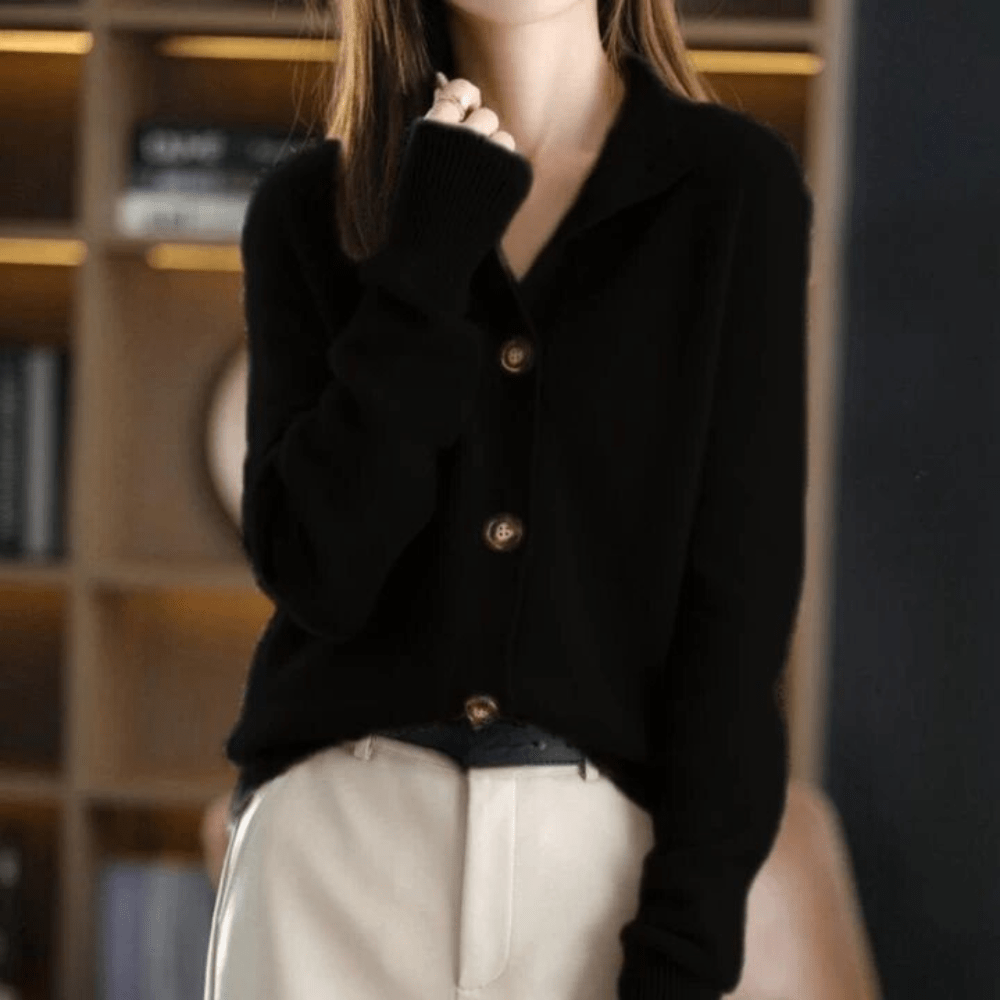 Liora Luxurious Cashmere Knit Cardigan