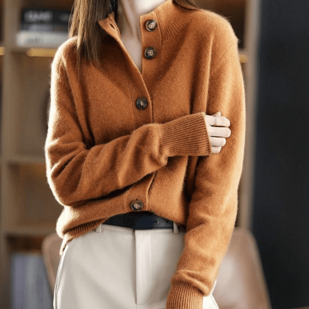 Liora Luxurious Cashmere Knit Cardigan