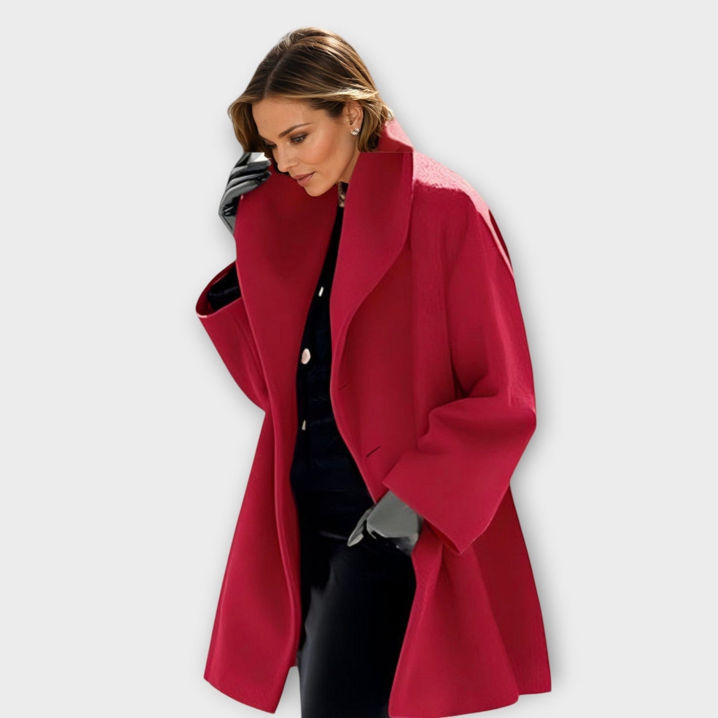 Noelle Premium Windproof Wool Coat