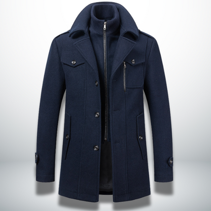 Enzo Cashmere Wool Topcoat