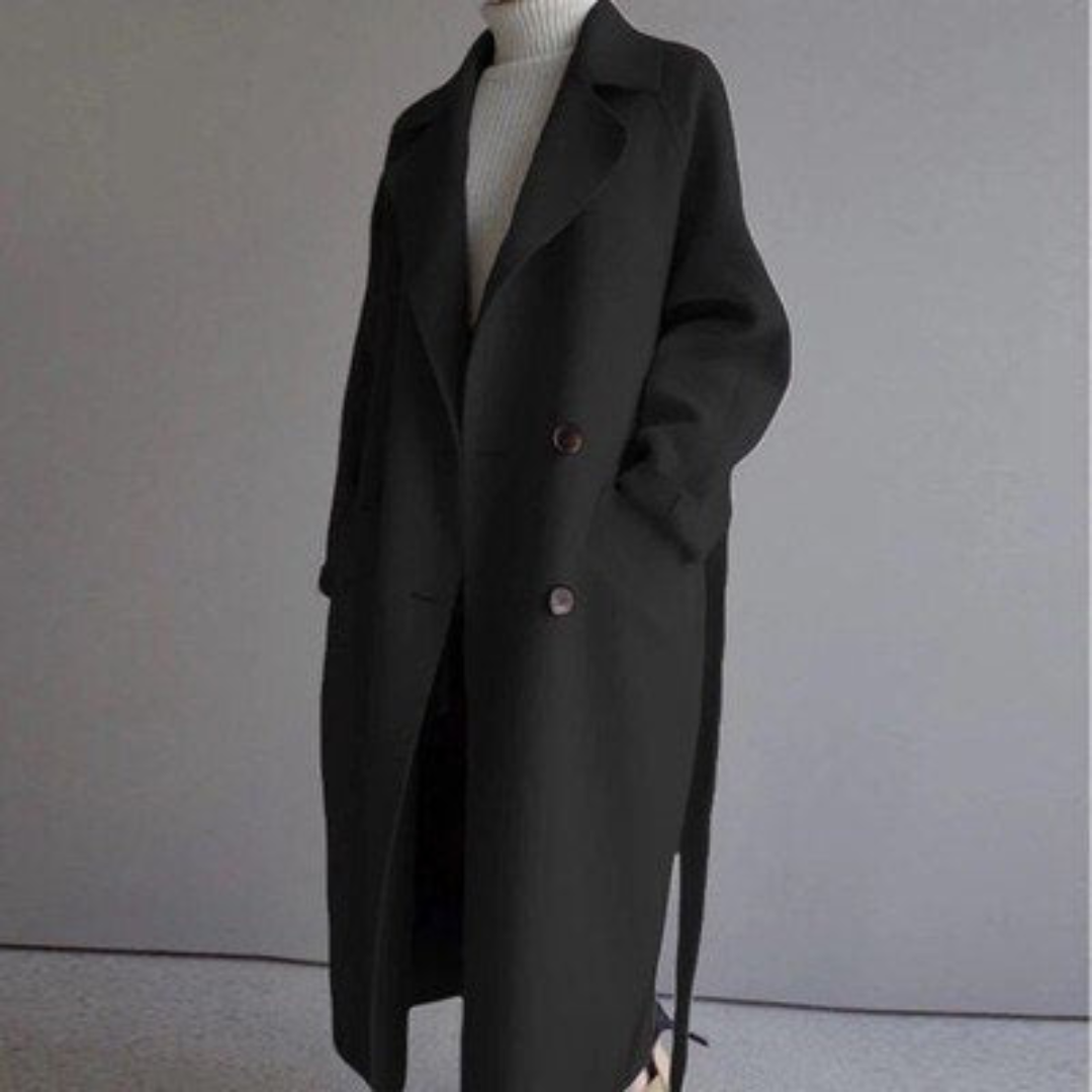 Clara Chic Long Wool Coat