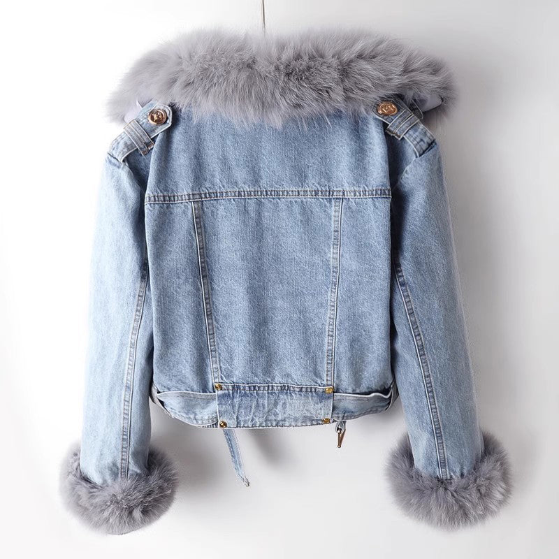 Mila Luxurious Denim Coat