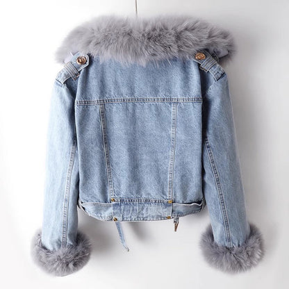 Mila Luxurious Denim Coat