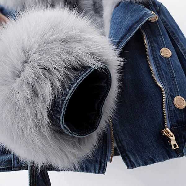 Mila Luxurious Denim Coat
