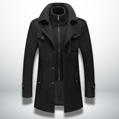 Enzo Cashmere Wool Topcoat