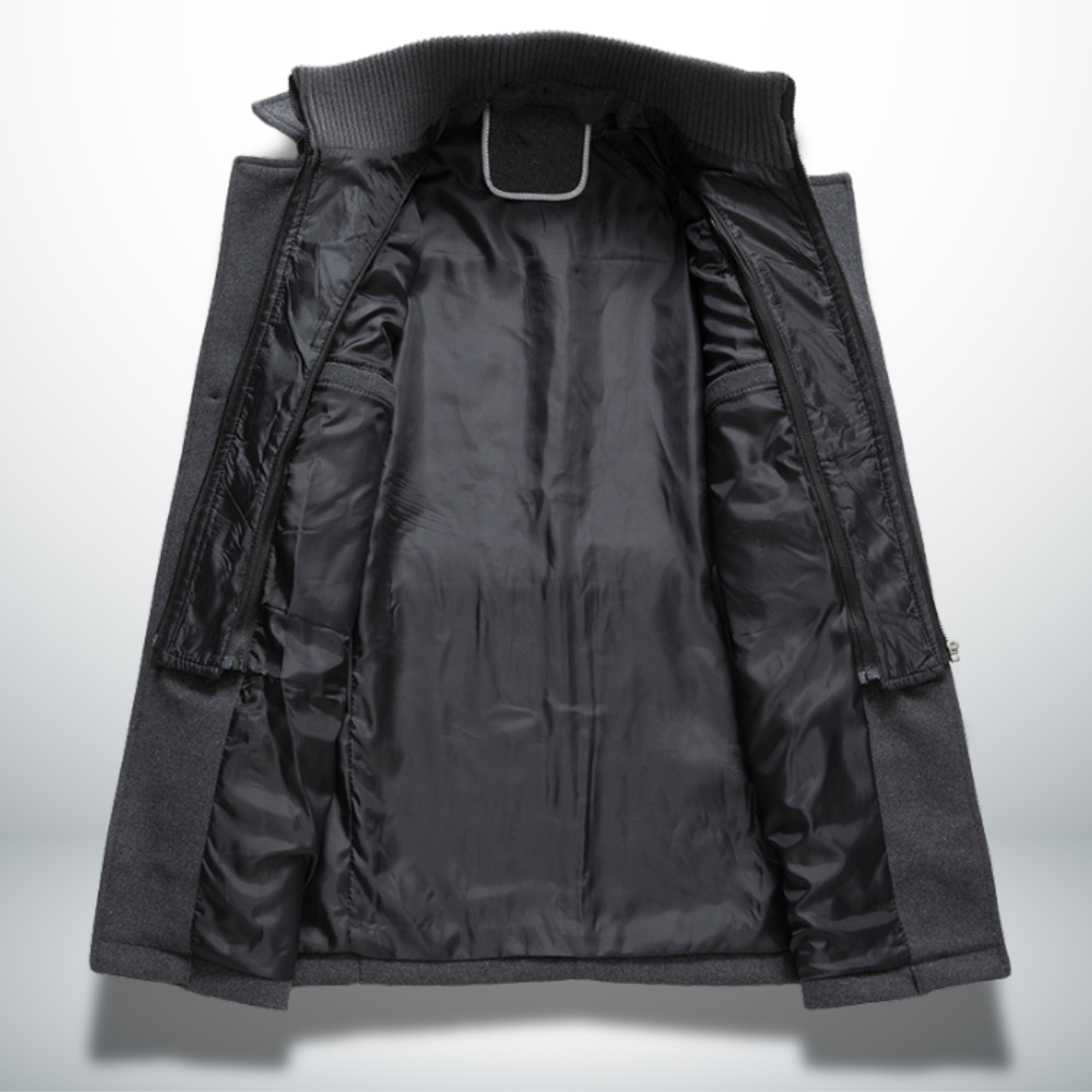 Enzo Cashmere Wool Topcoat