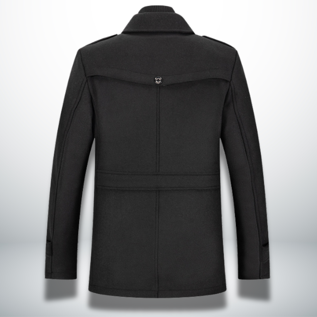 Enzo Cashmere Wool Topcoat