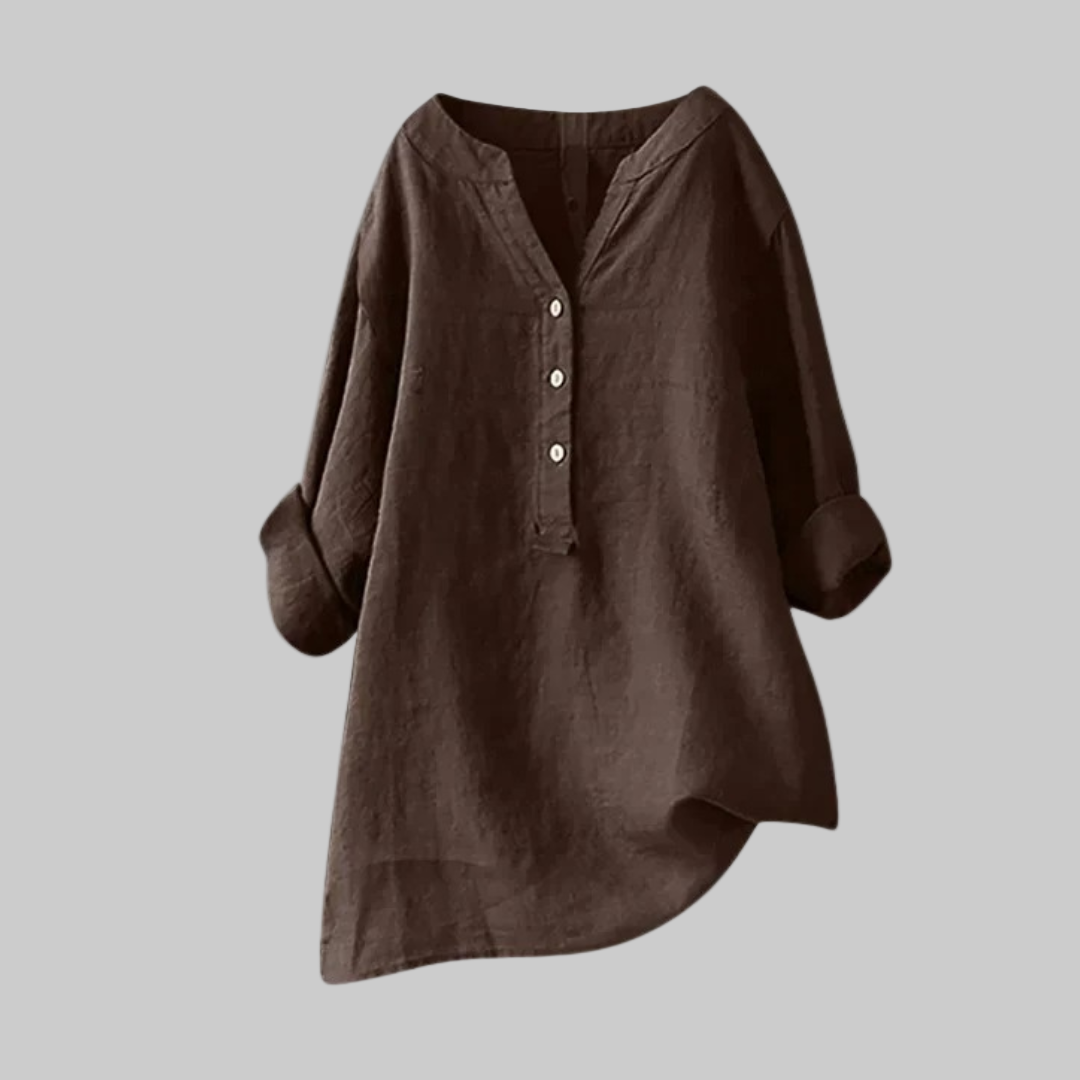 Soraya Relaxed Button Tunic