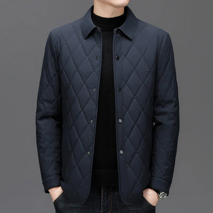 Grey Quilted Jacket