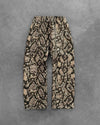 2204 Snake Pattern Pants (Fleece)