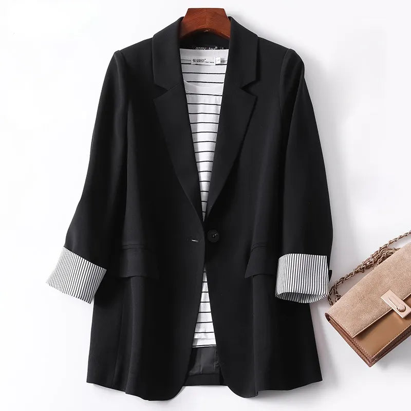 Anna Rolled Sleeve Blazer