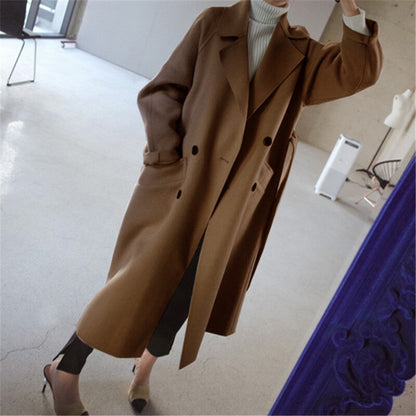 Clara Chic Long Wool Coat