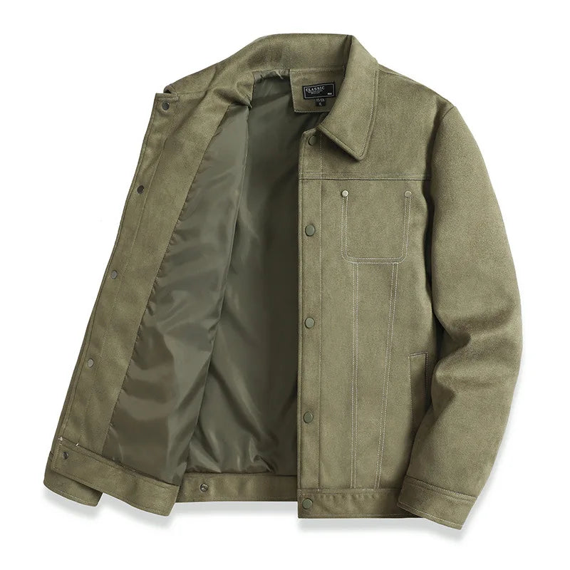 Noah Suede Trucker Jacket