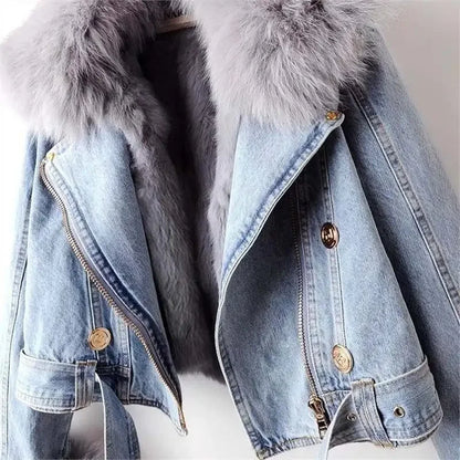 Mila Luxurious Denim Coat