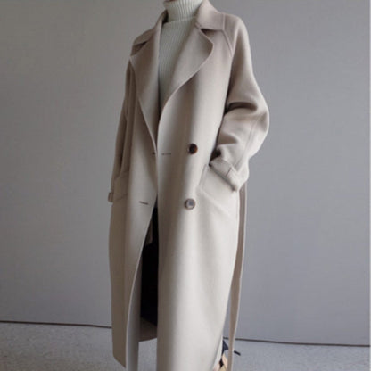Clara Chic Long Wool Coat