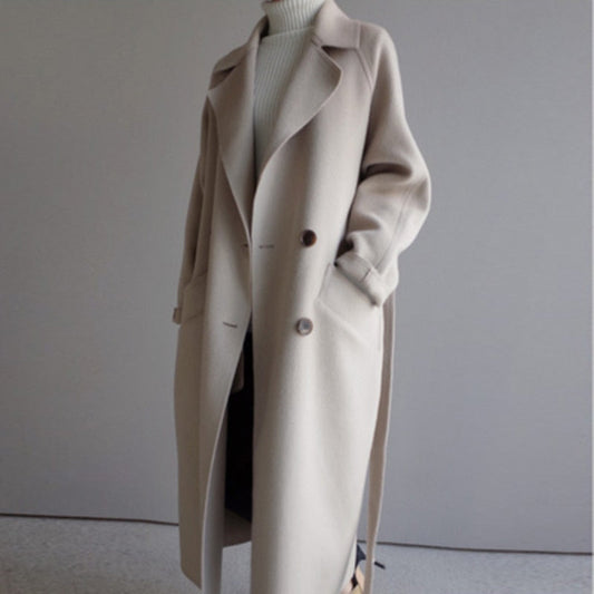Clara Chic Long Wool Coat