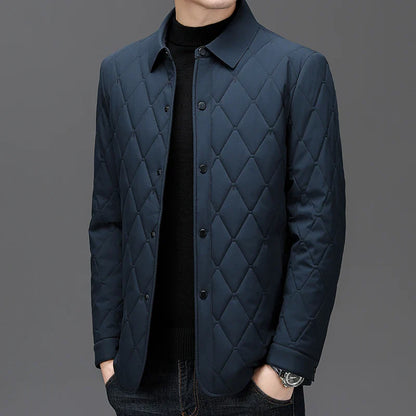 Grey Quilted Jacket