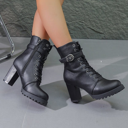 City Vegan Leather Platform Boot