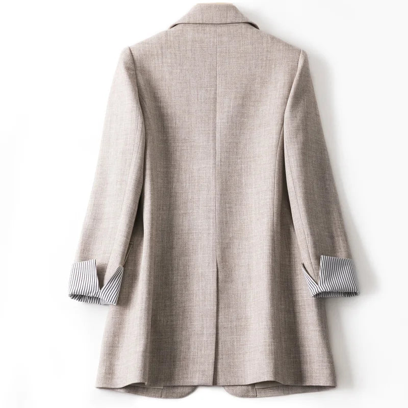 Anna Rolled Sleeve Blazer