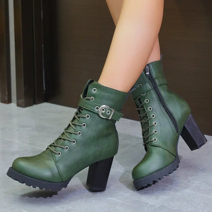 City Vegan Leather Platform Boot