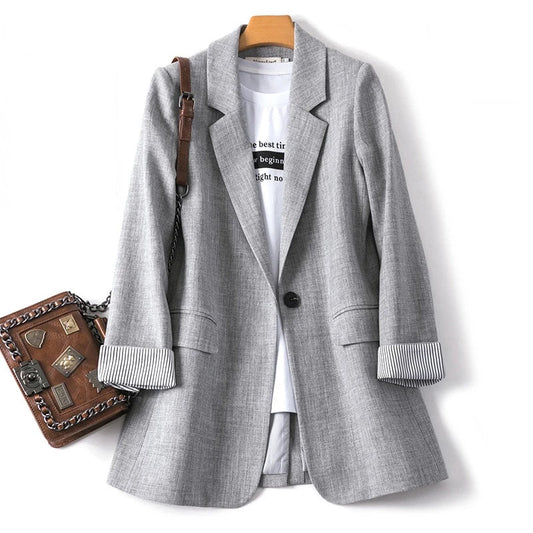 Anna Rolled Sleeve Blazer