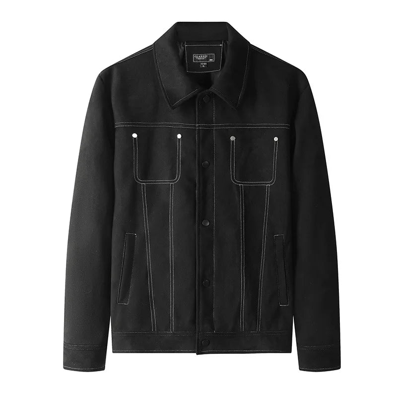 Noah Suede Trucker Jacket