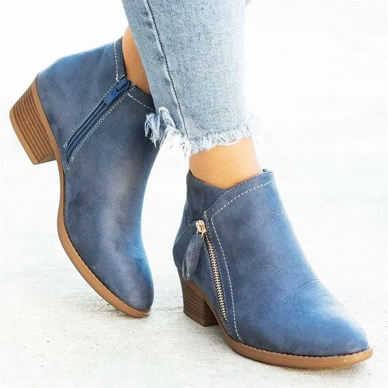 Ava Suede-Feel Bootie