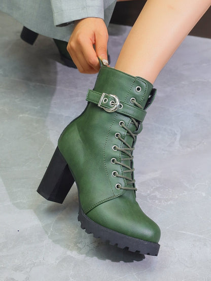 City Vegan Leather Platform Boot