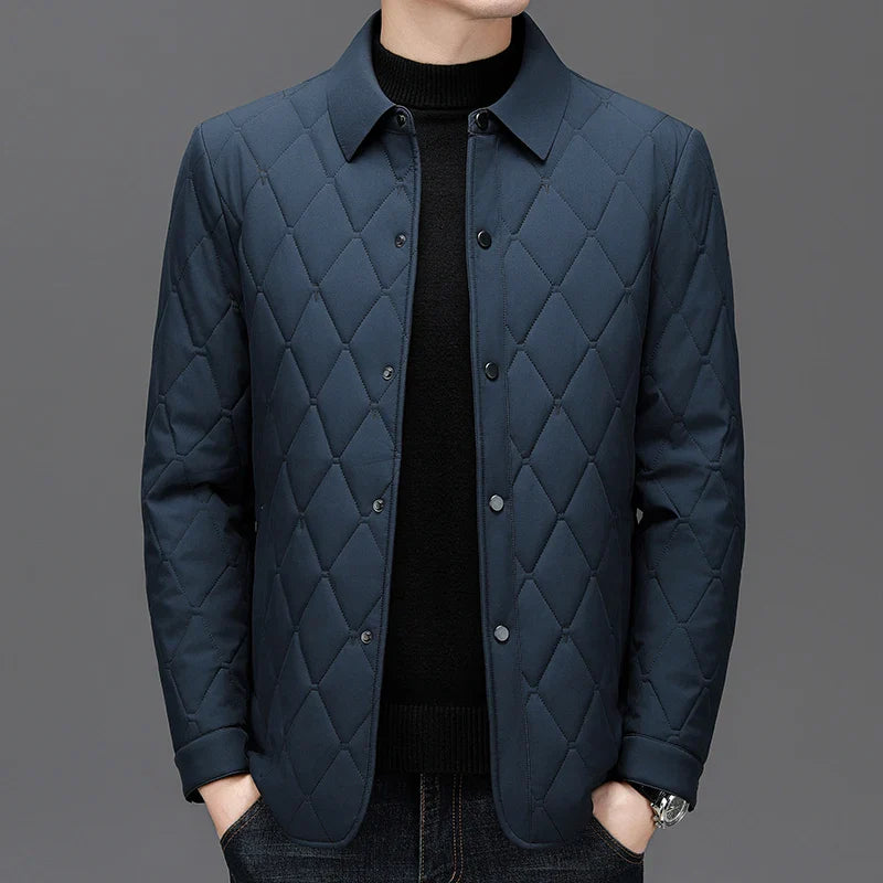 Grey Quilted Jacket