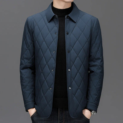 Grey Quilted Jacket