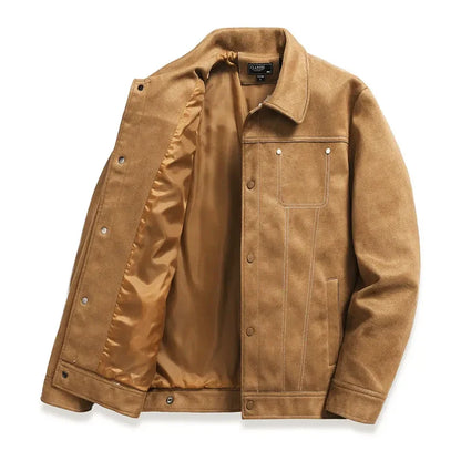 Noah Suede Trucker Jacket