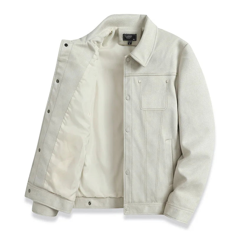 Noah Suede Trucker Jacket