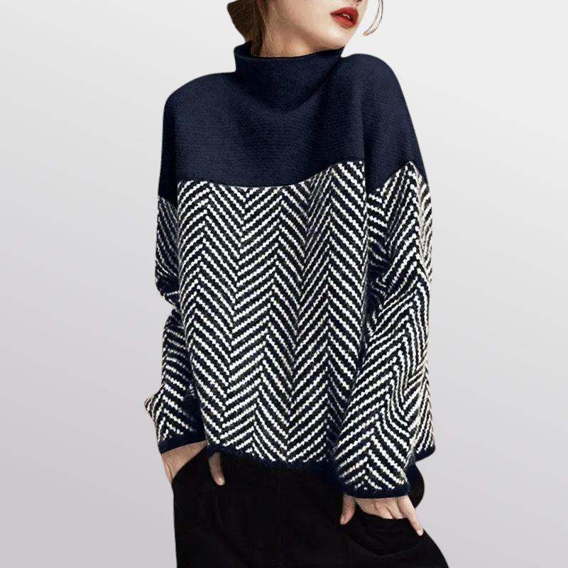 Soraya Luxe Herringbone Sweater