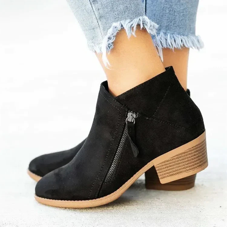 Ava Suede-Feel Bootie